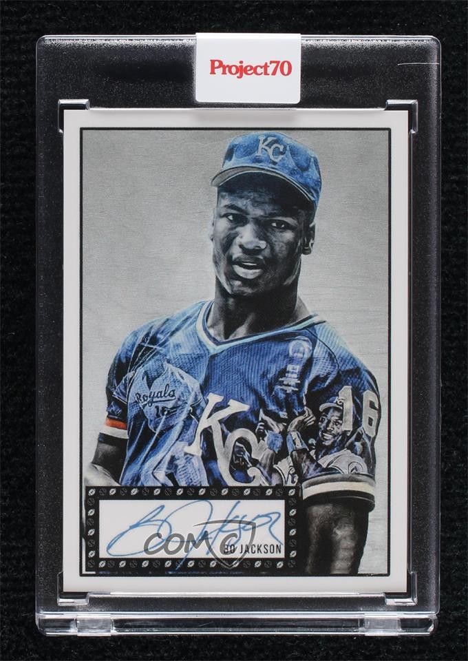 2021 Topps Project 70 Online Exclusive /6717 Bo Jackson by Lauren Taylor 1oz2