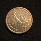 2009-P William Henry Harrison 1 dollar presidential coin VG Circulated — photo 3