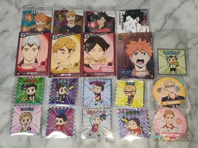 Haikyuu Wafer Charaku Puzzle Card Gummy Collectible 14+