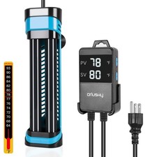 Orlushy 800W Submersible Aquarium Heater Digital Display 80-175 Gal Tank