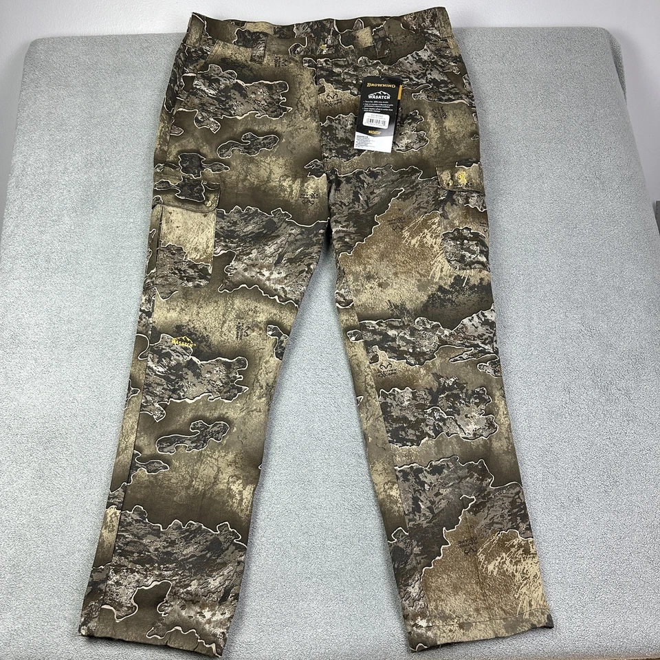 Browning Wasatch Pants Mens 2XL Realtree Excape Fieldwear Cargo Camo Hunting NEW - Image 2 of 4