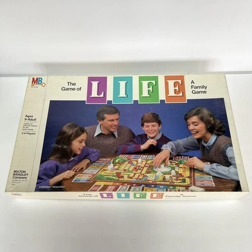 VTG 1991 MB Milton Bradley The Game of Life Board Game 4000 Family 2-6 Players