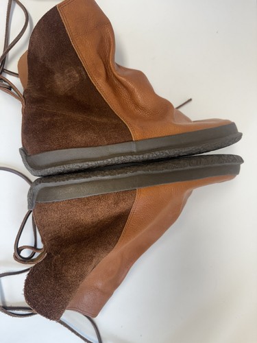 SPINGLE NIMA Suede Leather Boots SS Made In Japan WM 6/6.5 Narrow Fit EUC - Picture 9 of 15