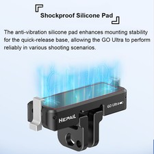 For insta360 go ultra Camera Stand Mount Magnetic Quick Release Adapter Mount