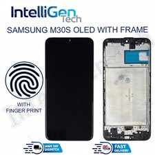 For Samsung Galaxy M30S SM-M307F OLED Touch Digitizer Screen LCD Display  Frame
