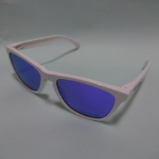 Oakley Sunglasses White Frame Purple Lenses 72mm Used