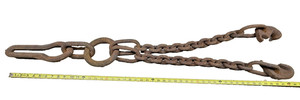 Vintage small 2 leg chain sling industrial chic id:973