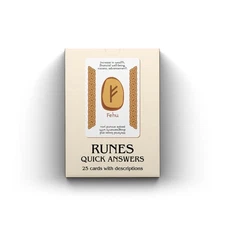 Runes: Quick Answers, tutorial runic oracle deck for beginners