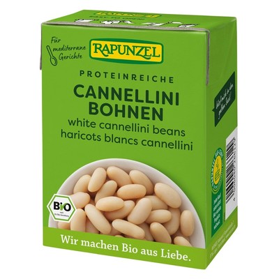 Rapunzel Weiße Cannellini Bohnen im Tetra Pak (380g)