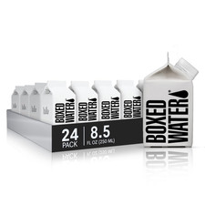 Boxed Water 8.5 oz. 24 Pack Purified Drinking Water in Boxes BPA-Free Refillable