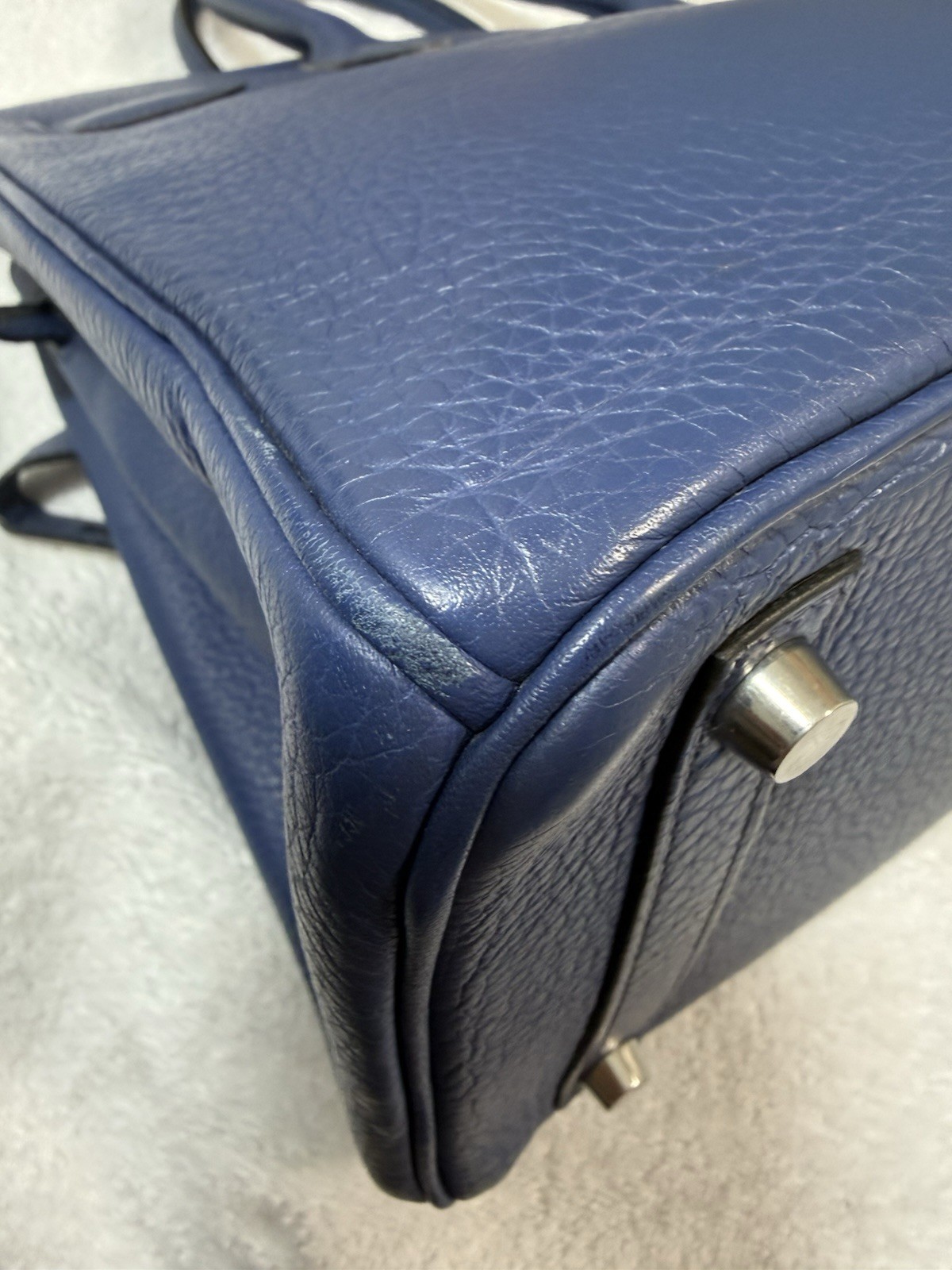 Hermes Birkin 30 Blue Blu Brighton Clemence PHW — image 15