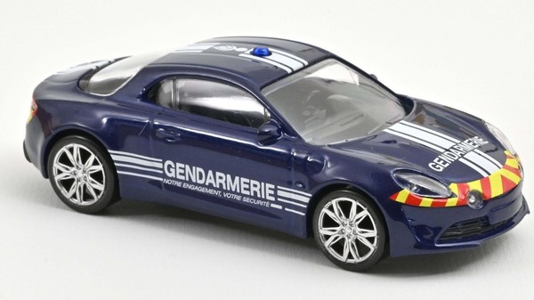 Norev 1/43 Alpine A110 2017 Gendarmerie Jet Car Statisches Modell Diecast-image