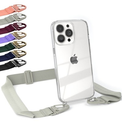EAZY CASE für Apple iPhone 13 Pro mit verstellbarem breitband und Silikon Case