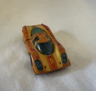 Vintage Hot Wheels Redline Flying Colors Orange Porsche 917 Original Metal Base