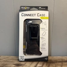 NIB Nite Ize Connect Case Cell Phone Cover In Black - iPhone 5/5S