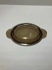 Pyrex P-14-C Corning Ware Visions Amber Oval Replacement Lid For V-14-C Grab It