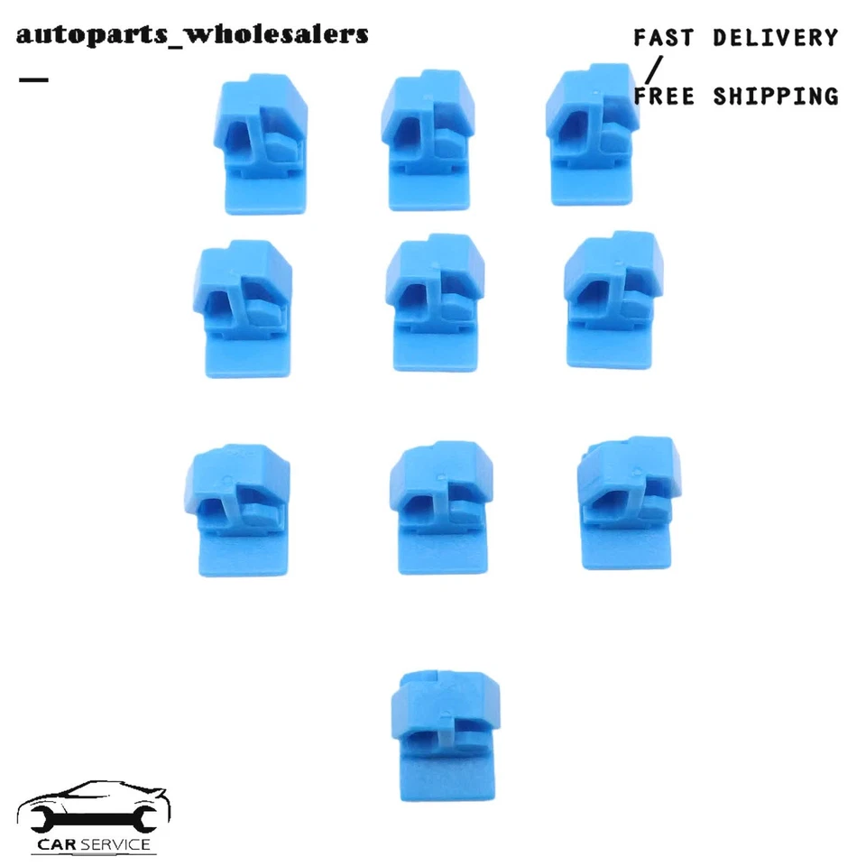 75305-SH2-003 conjunto de 10 clipes de retenção de moldagem lateral de carroceria para Honda Civic Accord - Imagem 3 de 4