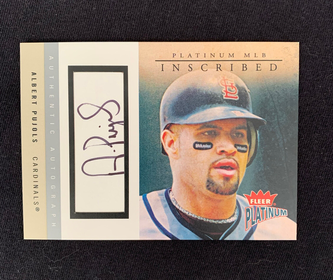 Albert Pujols Auto Fleer