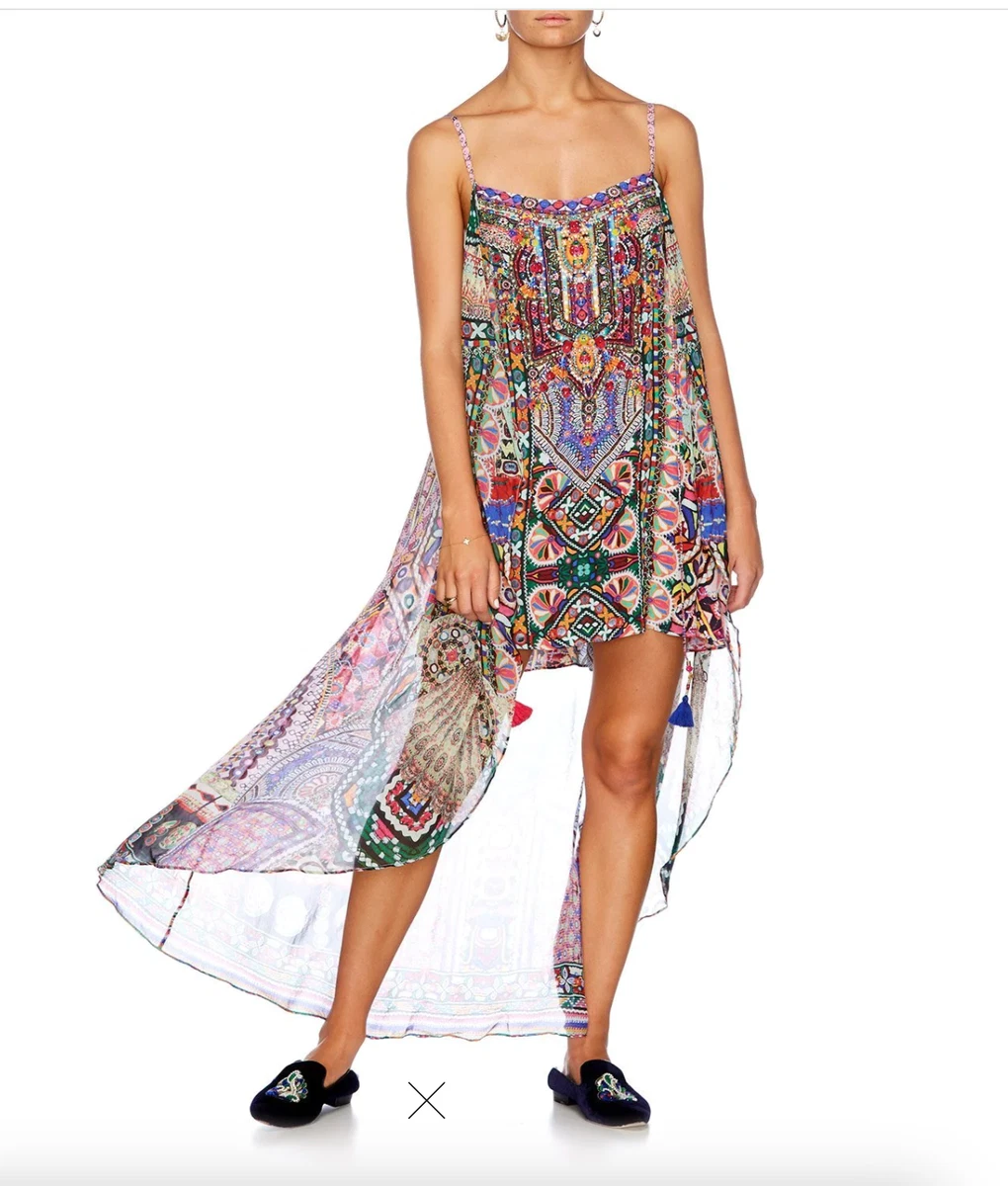 Camilla mini dress clearance with long overlay