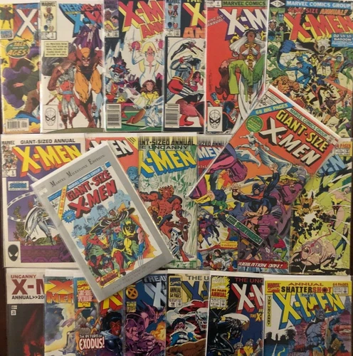21x vintage UNCANNY X-MEN LOT! MILESTONE GS #1! 1975 GS #2! ANNUALS 1983-2001!
