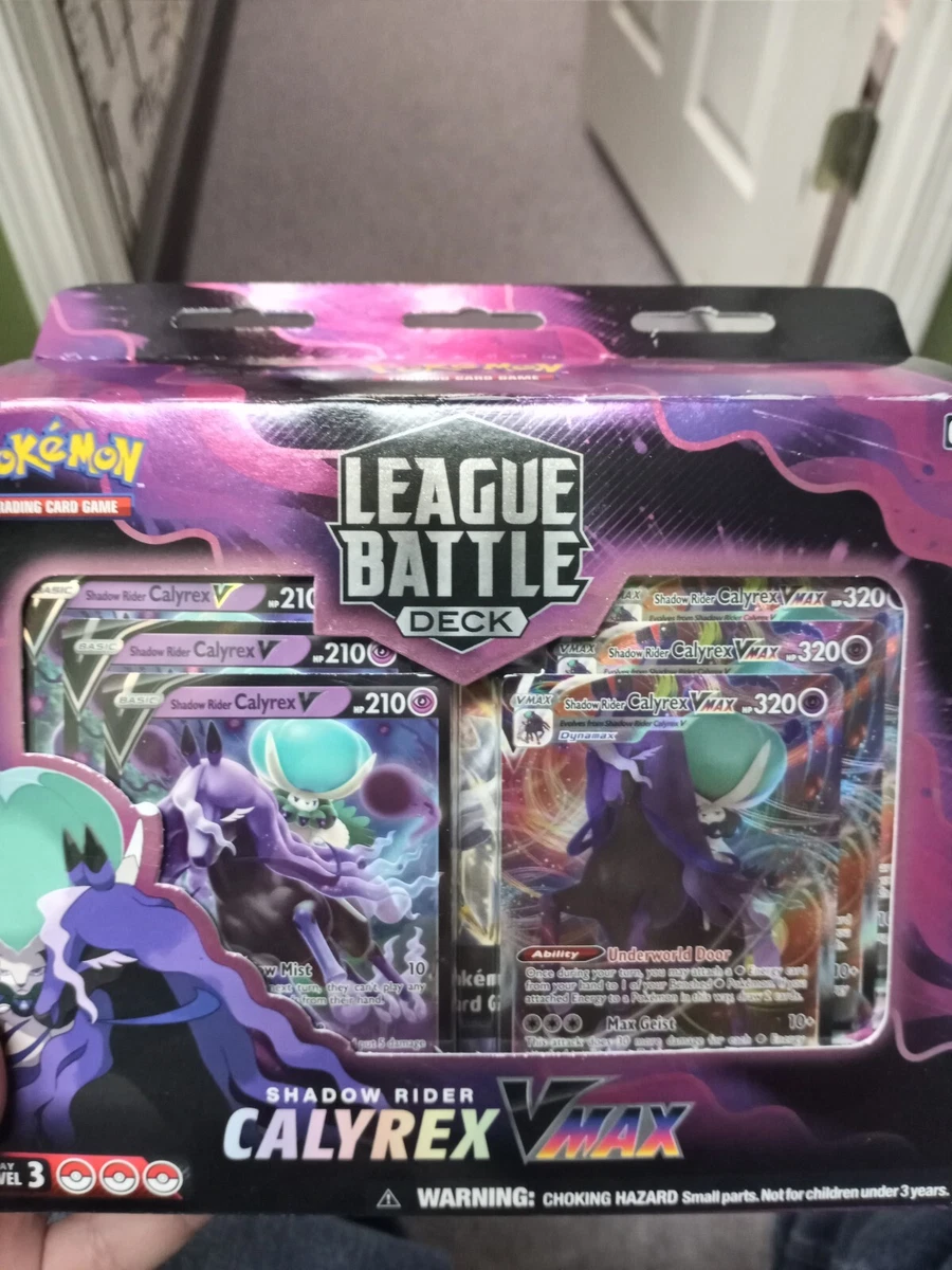  Pokemon Cards: Shadow Rider Calyrex VMAX League Battle