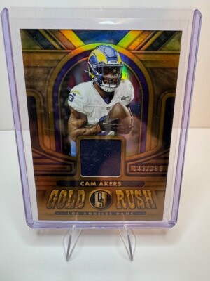 2023 Gold Standard Gold Rush Materials Cam Akers #GR- CA Jersey LA Rams 243/299