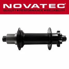 Novatec D922SB 12mmx197 TA Black REAR Shimano Microspline Fat Bike Hub 6B 32h