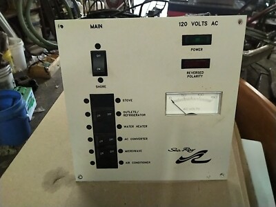 120V Electrical Shore Power Control Center Switch Panel 1999 Sea Ray 280 SS