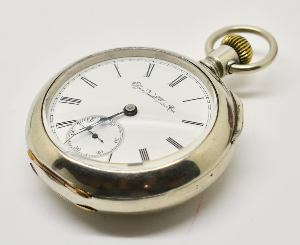 1893 Elgin 7 Jewel Open Face Pocket Watch #WATCH178 | eBay