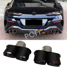 Fits BMW 8 Series 840i AK Styel Carbon Fiber Four Outlet Tailpipe Exhaust Pipe