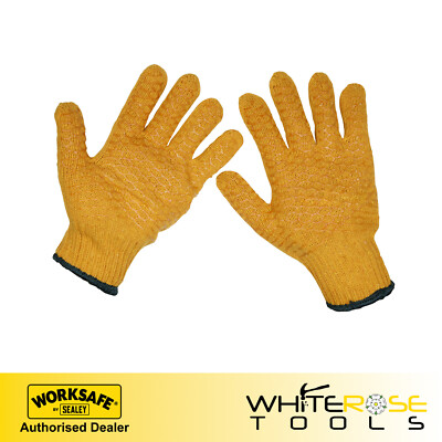 Sealey Handling Handschuhe Anti-Rutsch (Large) - Paar PSA