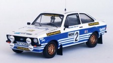 Model car rally scale 1:43 Trofeu FORD ESCORT MKII SWEDISH RALLY 1982 mo...