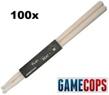 100 Pairs 5A Drumsticks 16 Maple Birch Classi...