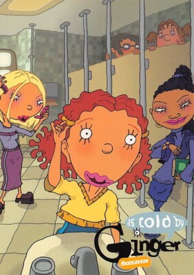 Ginger As Told By Nickelodeon Eyecards Continental Size Postcard