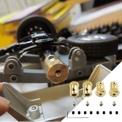 Aktualisieren Sie Ihr MN D90 D91 MN40 MN45 MN96 MN99 MN99s RC Auto mit 4 STCK. Sechskantadapter