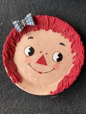 5.5" Round Raggedy Ann Doll Decorative Collectible Display Plate