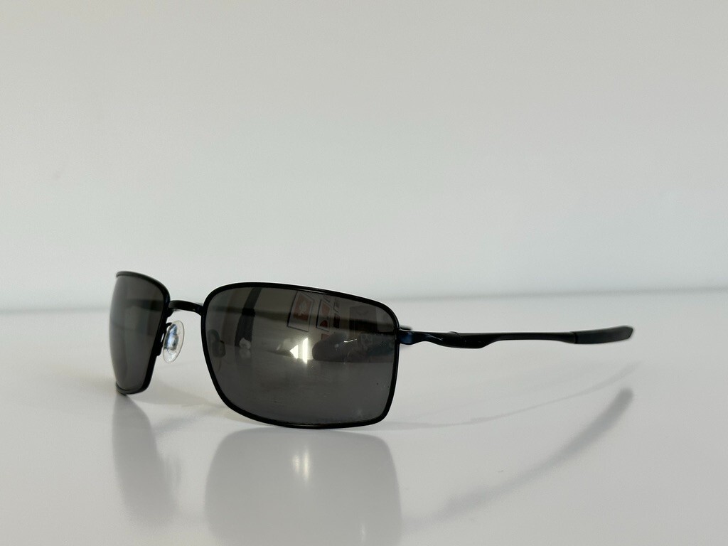 Oakley OO 4075-12 Square Wire Black Gray Men's Sunglasses Frame 60
