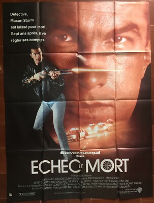 ECHEC ET MORT Hard to Kill STEVEN SEAGAL Kelly le Broch Kinoplakat 120x160cm