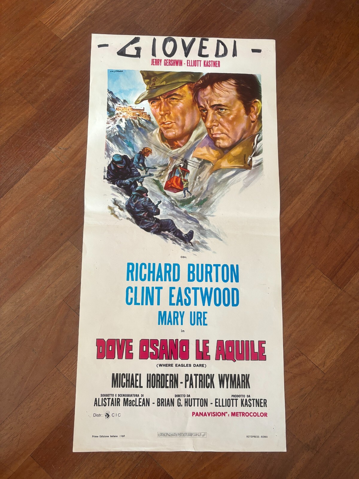Locandina di Dove osano le aquile (1968)