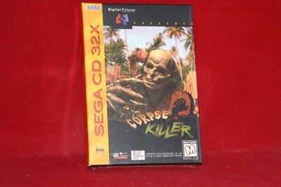Corpse Killer (Sega CD 32X, 1994) Authentic Game, Sealed, Has Some Tears