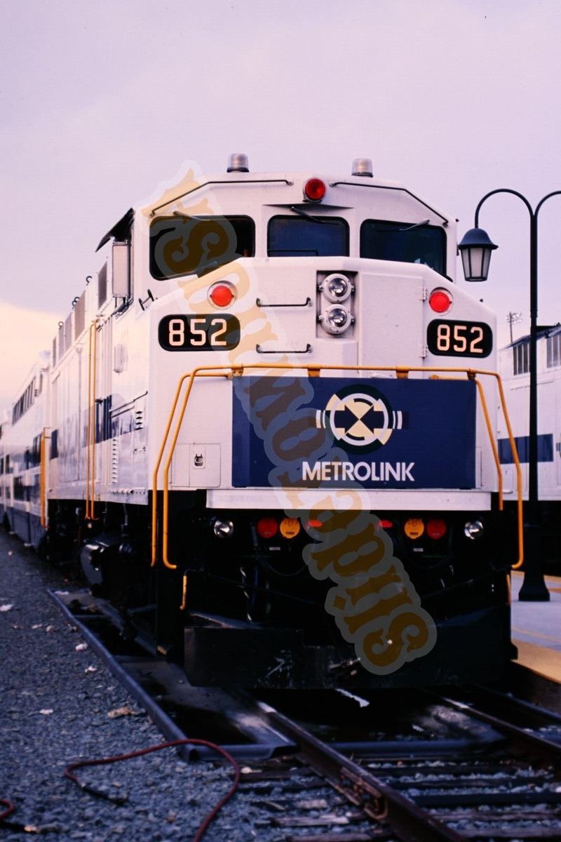 Vtg 1998 Train Slide 852 MetroLink Engine X3H140 | eBay