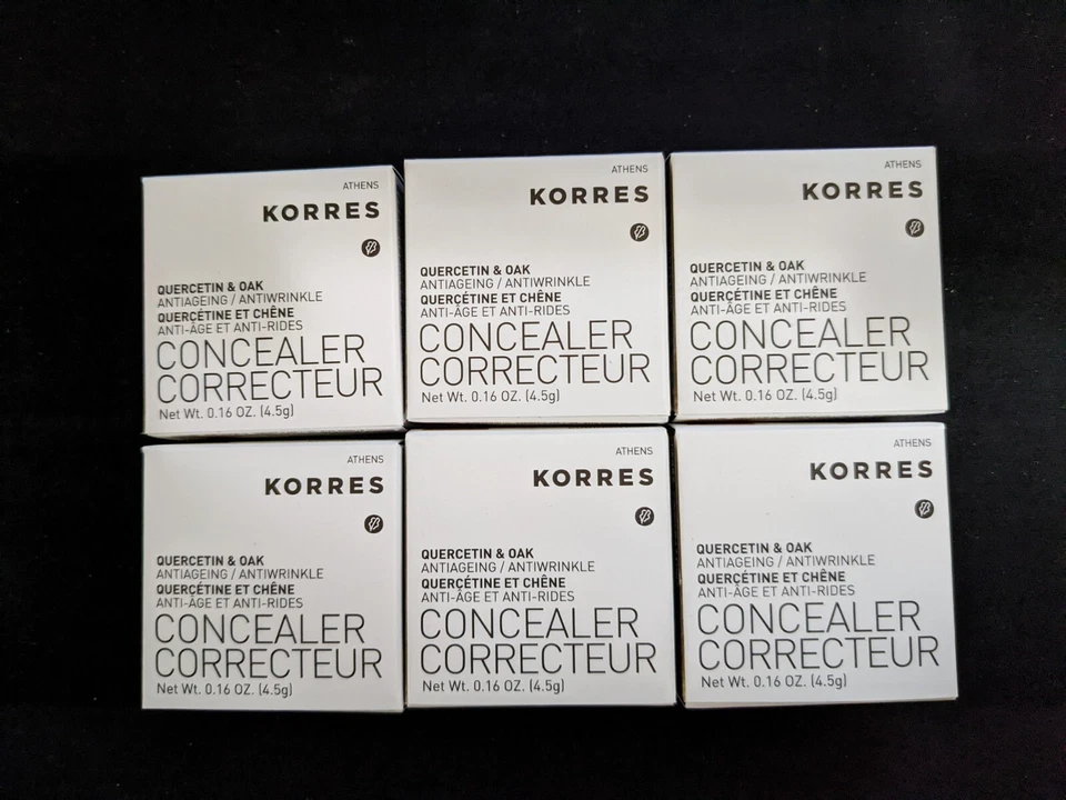 Corrector antiedad Korres quercetina y roble, 04 bronceado, 0,16 OZ - Lote de 50 Foto 2 de 3