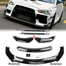 Front Bumper Lip Part Accessories Splitter Spoiler For Mitsubishi Lancer Body Front Bumper Lip Part Accessories Splitter Spoiler For Mitsubishi Lancer Body