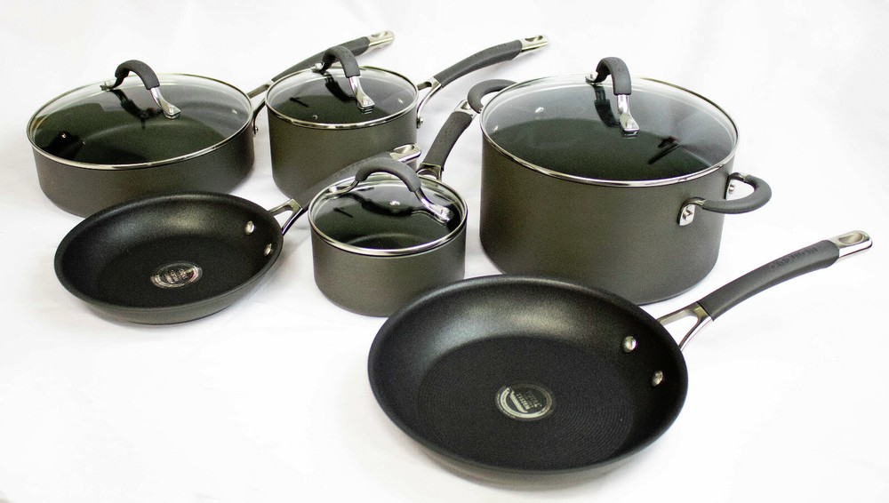 Circulon  Radiance Hard Anodized Nonstick Cookware Pots & Pans Set, 10 Piece