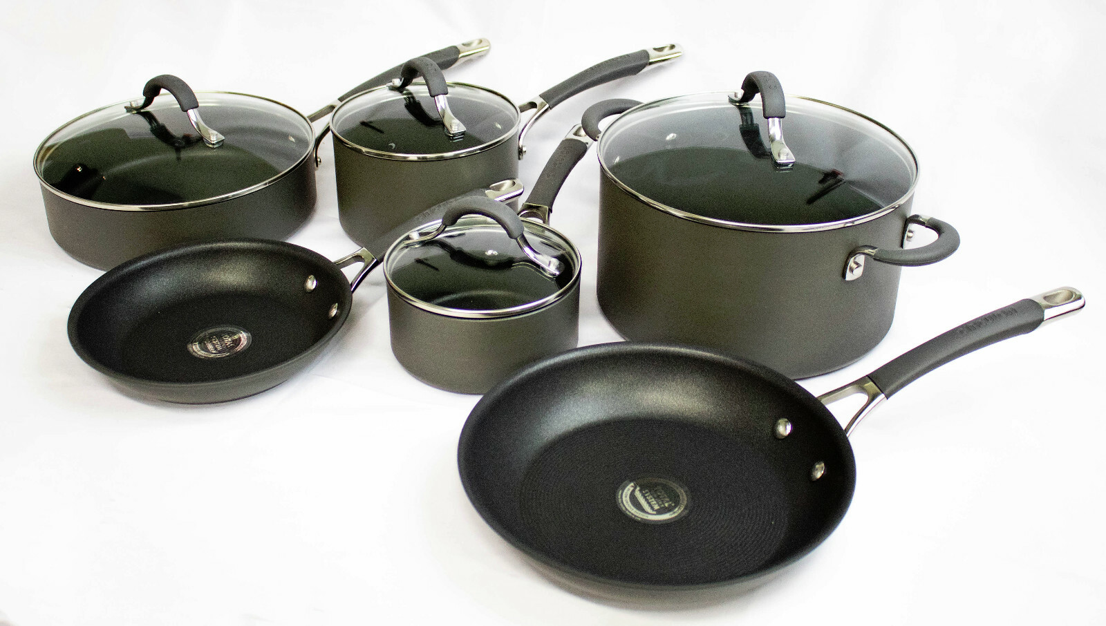 Circulon Radiance Hard Anodized Nonstick Cookware Pots & Pans Set, 10 Piece