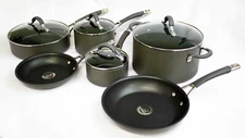 Circulon  Radiance Hard Anodized Nonstick Cookware Pots & Pans Set, 10 Piece 