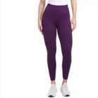 Danskin Women's XL Plum Purple Athletic Leggings Stretch Fit Activewear Yoga