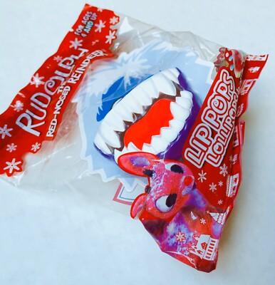 Vintage 2009 Flix ABOMINABLE SNOWMAN LIP POPS Lollipop candy