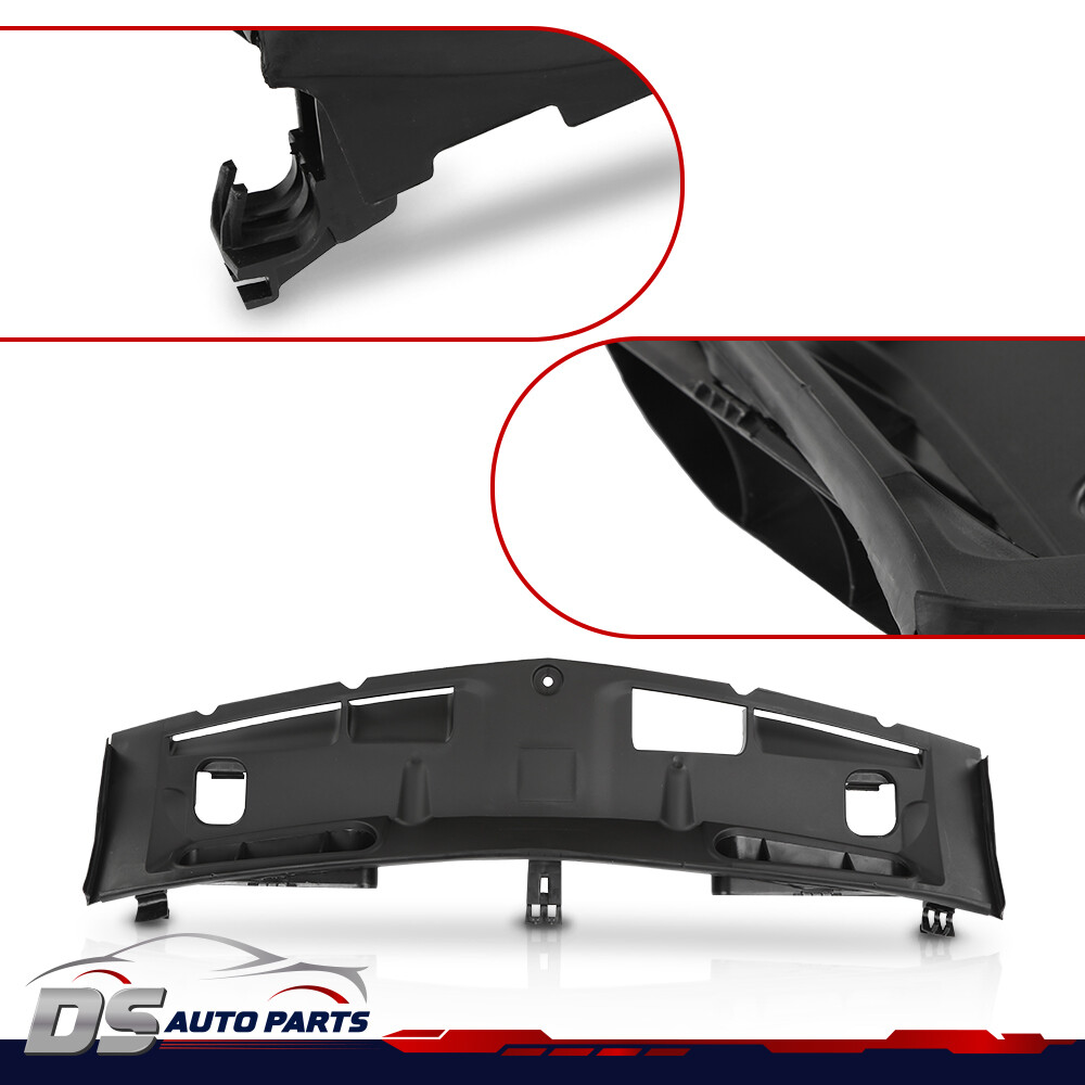 Fit For 09-15 Mercedes Benz C Upper Radiator Fan Shroud Cover Black 2045000155