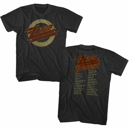 ZZ Top US Tour 1990 Men's T Shirt 